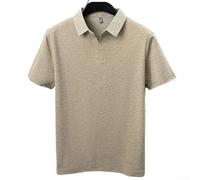 Feegow Polyester Spandex für Polo Hemd V-Ausschnitt Leicht Polyester | Atmungsaktiver Stoff, ideal für warme Tage, bürogeeignet, casual Look, einfache Pflege