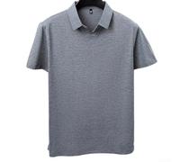 Feegow Polyester Spandex für Polo Hemd V-Ausschnitt Leicht Polyester | Atmungsaktiver Stoff, ideal für warme Tage, bürogeeignet, casual Look, einfache Pflege
