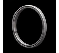 Feegow Schlüsselanhänger Buckle 26mm Grau Acid-Resistant | Ultraleicht nur 2g, robustes Design, ideal für Autoschlüssel, 20mm Durchmesser, blau lackiert