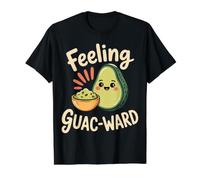Feeling Guac-Ward Awkward Guacamole Puns |- Preisgünstiges Grafik-T-Shirt, Herren, Schwarz, XL