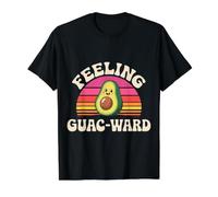Feeling Guac-Ward Awkward Guacamole Puns - Preisgünstiges Grafik-T-Shirt, Herren, Schwarz, XL