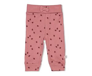 Feetje-Ajour gerippte Hose AOP - Ladybug-Rosa - 74