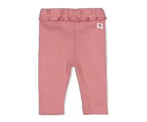 Feetje-Ajour gerippte Legging - Ladybug-Rosa - 74