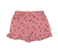 Feetje-Ajour gerippte Short AOP - Ladybug-Rosa - 68