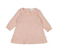 Feetje Ajour-Kleid langarm Rüschenkragen Blumen 68 rosa