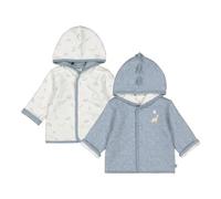 Feetje Baby-Jungen Wende-Steppjacke mit Kapuze Dino - A-Roarable, indigo melange, 68