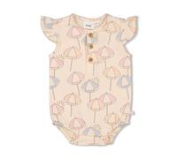 Feetje Baby Mädchen Body Aop mit Henley-Ausschnitt - Sunshine, Pfirsich, 74