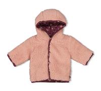 Feetje Baby Mädchen Bouclé Wendejacke mit Kapuze - Blooming Meadow, rosa, 86