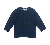 Feetje Baby-Mädchen Strickjacke mit Knopfleiste und Lochmuster, Farbe:Navy, Größe:80