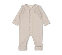 Feetje-Gerippte Anzug Klapfuß Ringel - Honey Bear-Sand - 56