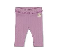 Feetje - Gerippte Legging violet Flower Ranch 80