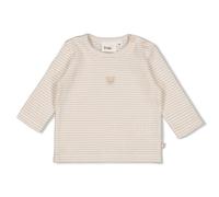 Feetje-Gerippte Longsleeve Ringel - Honey Bear-Sand - 74