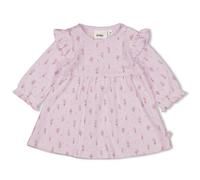 Feetje Ajour-Kleid langarm Blumen Rüschen 92 flieder