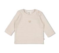 Feetje - Geripptes Langarmshirt Honey Bär natur gestreift 74