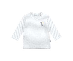 Feetje Giraffe Stripe T-Shirt Langarm Grey Melange Gr. 44