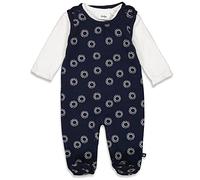 Feetje Jungen Baby Stramplerset Strampler mit Langarm Shirt 00203 in blau, Kleidergröße:62, Farbe:Navy'