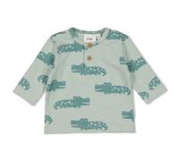 Feetje-Longsleeve AOP - You Croc my World-Minze - 74
