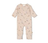 Feetje N-Baby Schlafanzug Anzug Klapfuß AOP Boat RIPP-Jersey, Sand, 86
