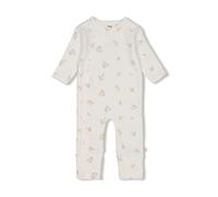 Feetje N-Baby Schlafanzug Anzug Klapfuß AOP Flowers RIPP-Jersey, Natur, 80