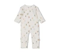 Feetje N-Baby Schlafanzug Anzug Klapfuß AOP Pears RIPP-Jersey, Natur, 74