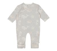 Feetje Overall mit Klappfuß Meerestiere 68 natur/grau