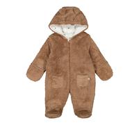 Feetje Plüschoverall mit Fuß und Kapuze Ohren 68 braun