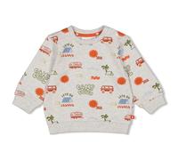 Feetje-Sweater AOP - Camp Cool-Grau Melange - 86