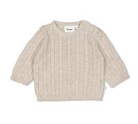 Feetje - Sweater gestrickt taupe melange The Knits 62