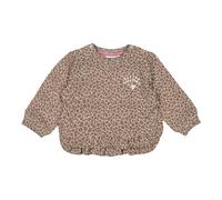 Feetje Sweatshirt Leoprint Rüschen 56 taupe/braun