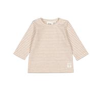 Feetje The Magic is in You Rib Langarmshirt mit Streifen - Größe 56 - Taupe Melange