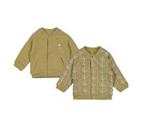 Feetje Wende-Collegejacke Palmen 68 grün/natur