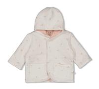 Feetje Wendejacke mit Kapuze Blumen gequiltet 68 natur/rosa