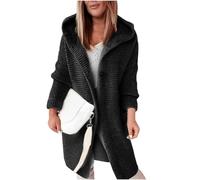 FeiBeauty Damen Rollkragenpullover Grau Trenchcoat Schwarz Leder Jacken Für Damenjacke Frühling Sommer Damenjacken Frühjahr Herbst Blazer Arbeitsjacke Dicke Strickjacke