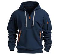 FeiBeauty Hoodie Herren Oversize Christmas Sweater Langarm Pullover Mit Kapuze Casual Sport Hoodies Multi Taschen Kordelzug Outdoor Sweatshirt Decke