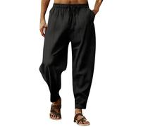 FeiBeauty Hose Mit Schlitz Kurze Arbeitshose Jogginghose Jeans Herren Schwarz Handytasche Men Shorts Leinen Fussball Eisseide