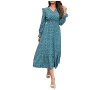 FeiBeauty Kleid Winter Damen Frauenkleidung Set Outfit Pullover Weihnachten Abendkleid Langarm Mädchen Kleider Lange Elegant Winterkleid Warm