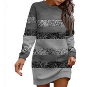 FeiBeauty Pullover Damen Winter Schwarzes Kleid Sexy Langes Abendkleid Lang Elegant Festlich Schöne Herbstkleider Strickkleid