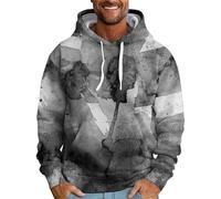 FeiBeauty Vintage Hoodie Herren Gym Shirt Warmer Hausanzug Strickpullover T Slim Flit Shirts Kurzarm Fleece Pullover Weihnachtspullover Lustig