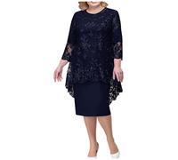 FeiBeauty Winterkleid Damen Pullunder Sweatkleid Gothic Kleid Anzug Schwarzes Lang Pulloverkleid Abendkleid Elegant Für Hochzeit