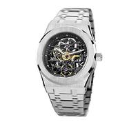 FEICE Automatikuhr Herren Handgelenk Mechanische Uhren Edelstahl Saphirspiegel 42MM