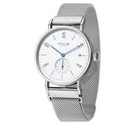FEICE Herren-Armbanduhr, Bauhaus-Design, Automatikuhr, wasserdicht, Saphirglas, analog, mechanische Uhren für Männer und Frauen, Unisex, FM201, silberfarben, Minimalistisch