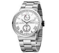 FEICE Uhr Mechanische Automatikwerk mit Saphirglas automatikuhr Herren 5ATM Ø42mm - FM1405 (Weiß + Edelstahlband)