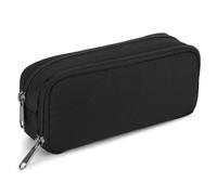 FeiFanChoice FedermäPpchen Jungen GroßE KapazitäT Federtasche Teenager MäDchen MäPpchen Etui Stifte 2 Fach, Federmappe Schwarz Pencil Case FüR Schule & BüRo