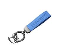 FEIHUAJIANIAN Auto Schlüsselanhänger für Suzuki Vitara LY iV-4 Hybrid 2016-2024 2025, Schlüsselanhänger mit dem Logo für Auto Individuell als Geschenk Für Autofans,Blue