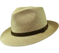 Fein gelochter Panamahut in Bogartform XL