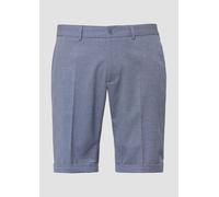 Fein gemusterte Bermuda im Regular Fit 44 blau 2160746.59N1.44