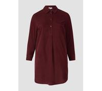 s.Oliver Feincord-Kleid im Relaxed Fit mit Eingrifftaschen