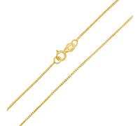 Feine Goldkette Box aus 585 Gelbgold - 0,8 mm variante 50 cm