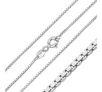 Feine Halskette aus Silber 925 Box 1 mm variante 70 cm