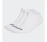 Feine Linear Low-Cut Socken, 3 Paar White / Black 31-33